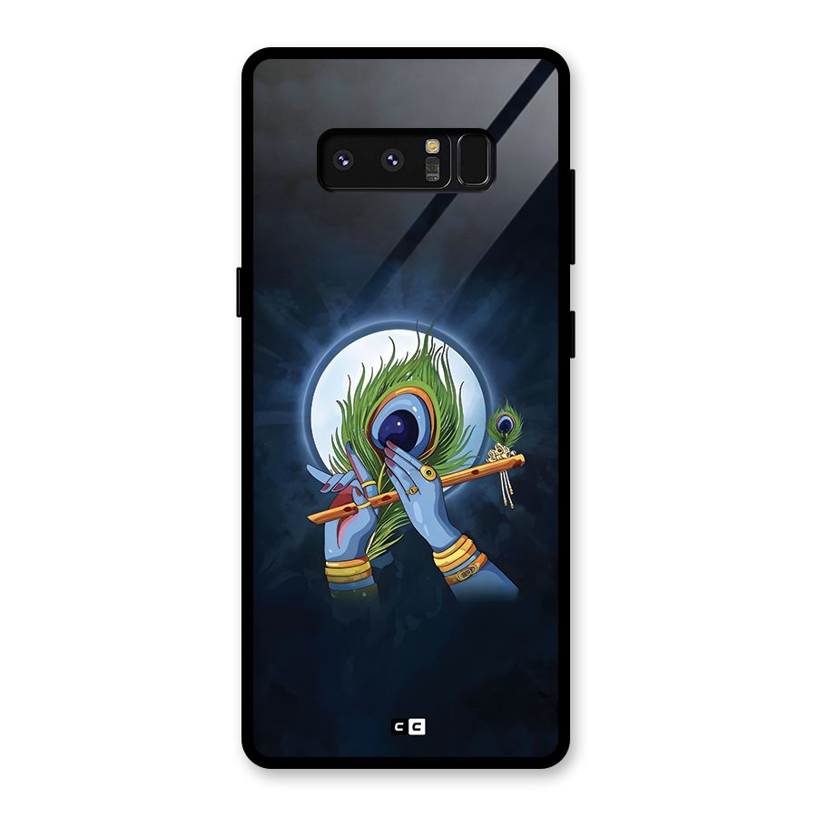 Lord Krishna Flute Glass Back Case for Galaxy Note 8