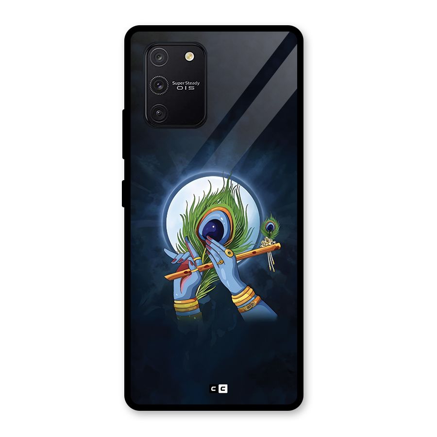 Lord Krishna Flute Glass Back Case for Galaxy S10 Lite