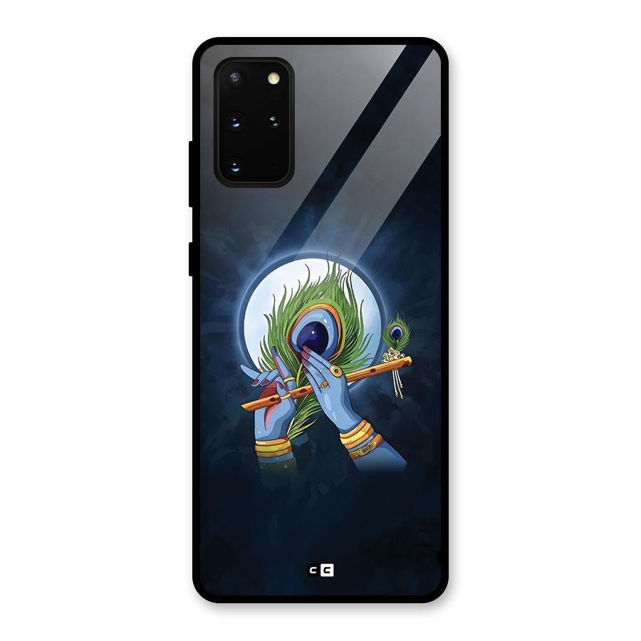 Lord Krishna Flute Glass Back Case for Galaxy S20 Plus