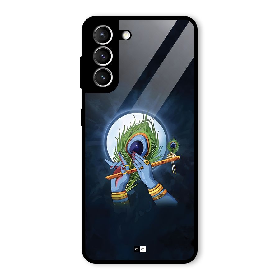 Lord Krishna Flute Glass Back Case for Galaxy S21 5G