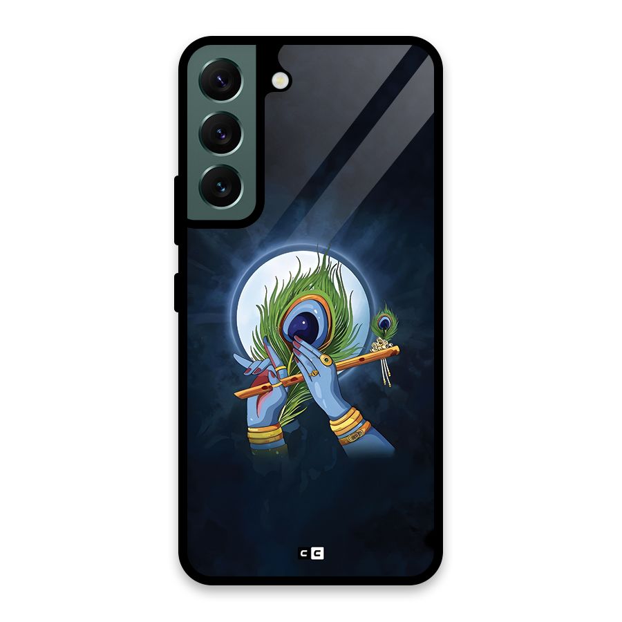 Lord Krishna Flute Glass Back Case for Galaxy S22 5G