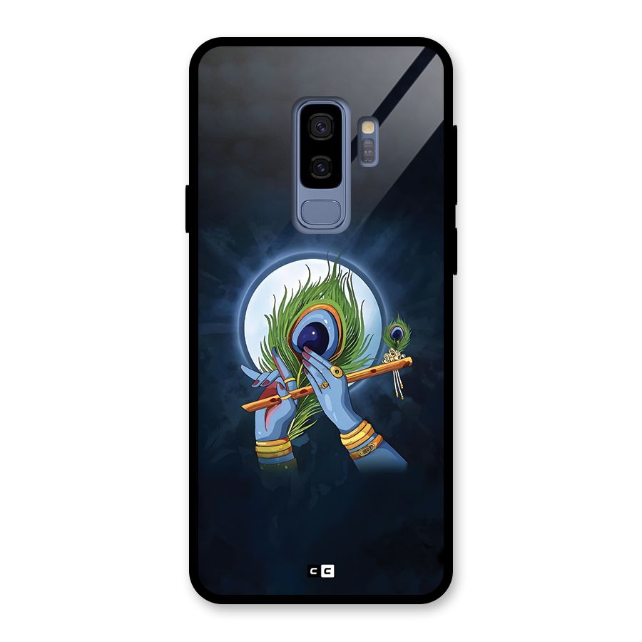 Lord Krishna Flute Glass Back Case for Galaxy S9 Plus
