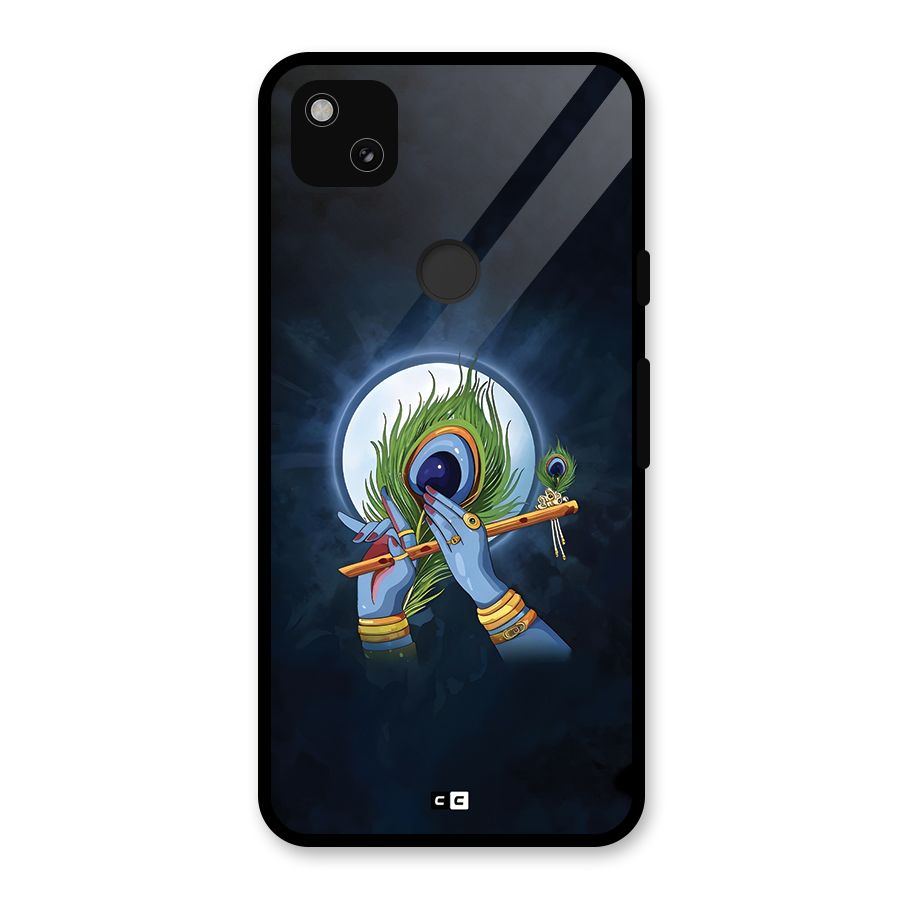 Lord Krishna Flute Glass Back Case for Google Pixel 4a