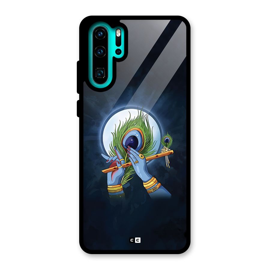 Lord Krishna Flute Glass Back Case for Huawei P30 Pro