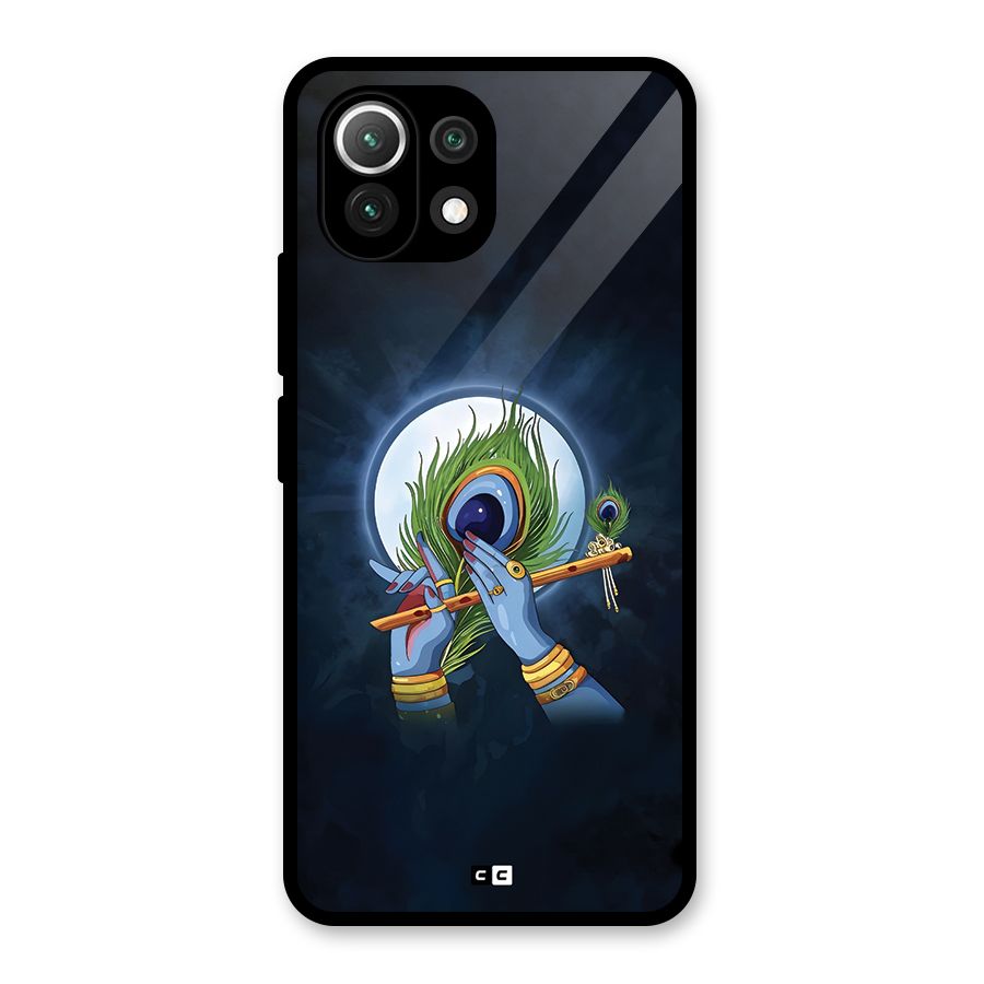 Lord Krishna Flute Glass Back Case for Mi 11 Lite