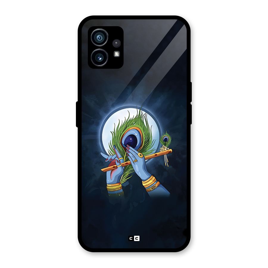 Lord Krishna Flute Glass Back Case for Nothing Phone 1