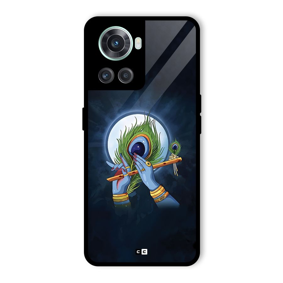 Lord Krishna Flute Glass Back Case for OnePlus 10R