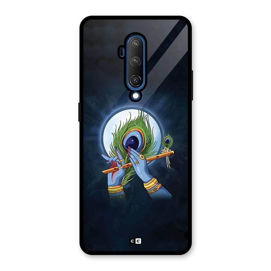 Lord Krishna Flute Glass Back Case for OnePlus 7T Pro