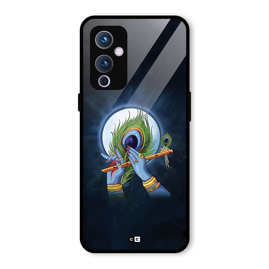 Lord Krishna Flute Glass Back Case for OnePlus 9