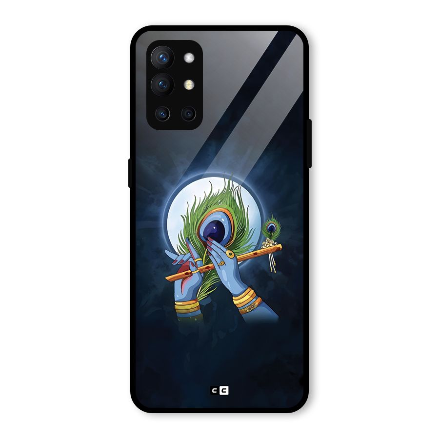 Lord Krishna Flute Glass Back Case for OnePlus 9R