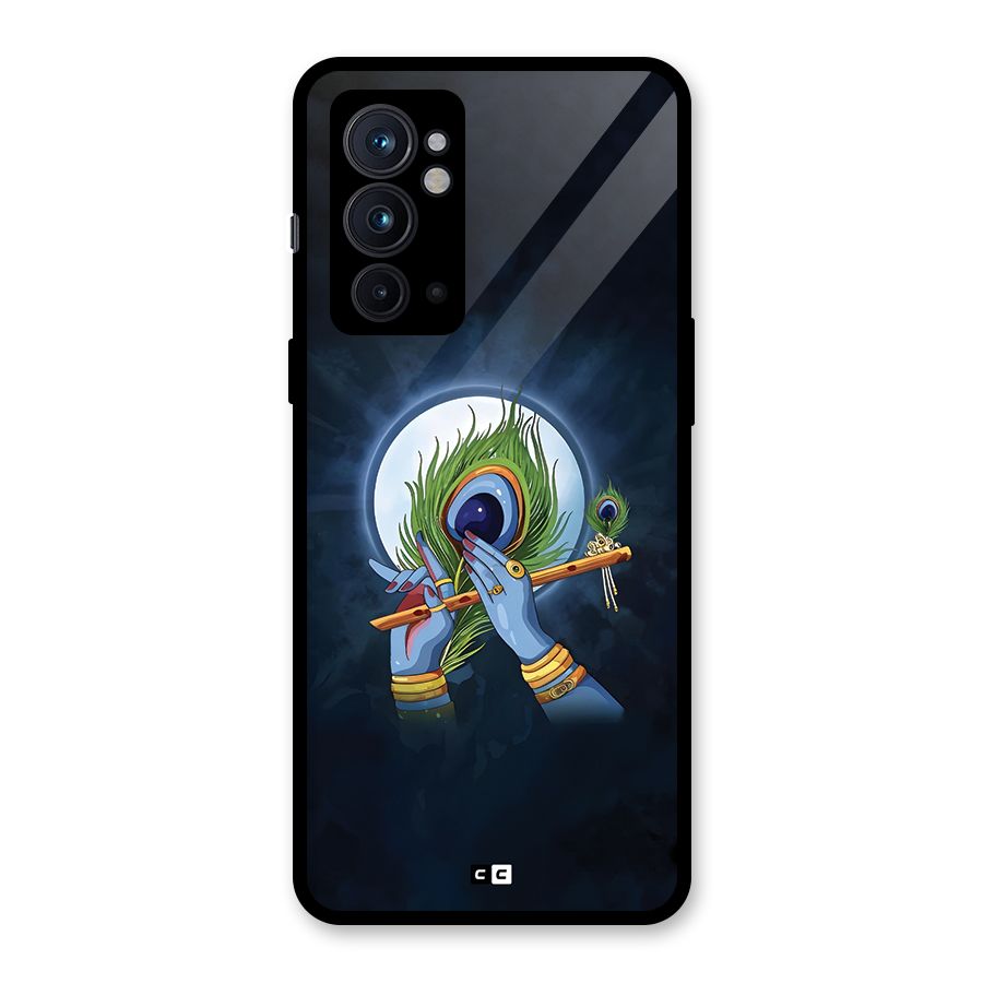 Lord Krishna Flute Glass Back Case for OnePlus 9RT 5G