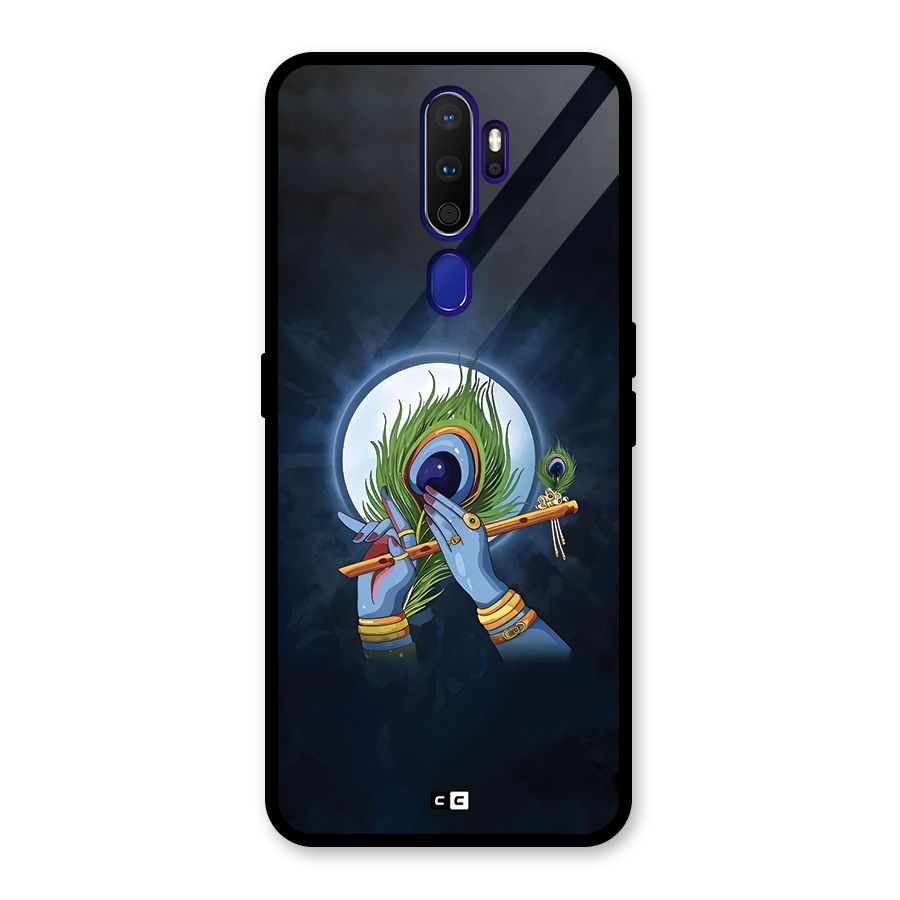 Lord Krishna Flute Glass Back Case for Oppo A9 (2020)