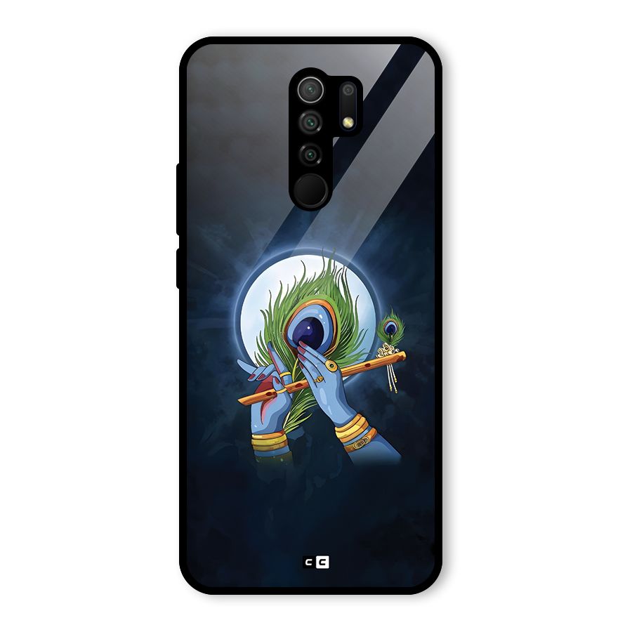 Lord Krishna Flute Glass Back Case for Poco M2