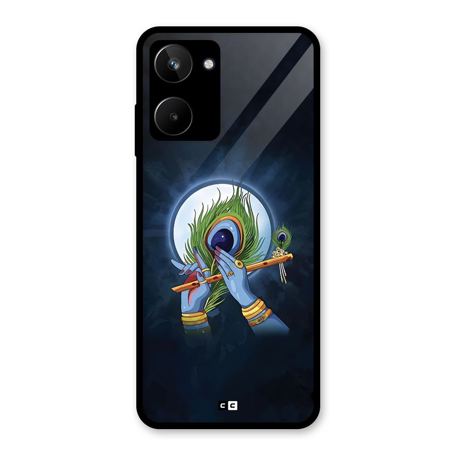 Lord Krishna Flute Glass Back Case for Realme 10
