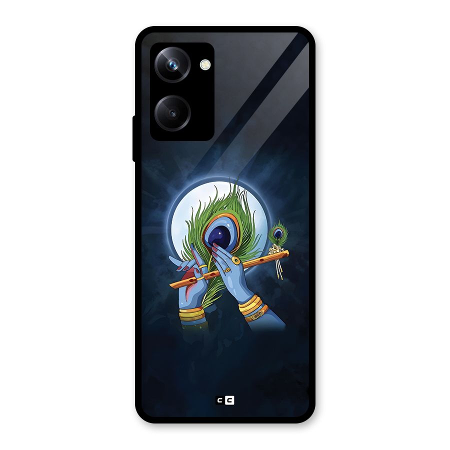 Lord Krishna Flute Glass Back Case for Realme 10 Pro