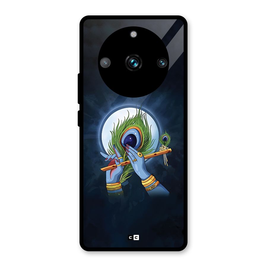 Lord Krishna Flute Glass Back Case for Realme 11 Pro