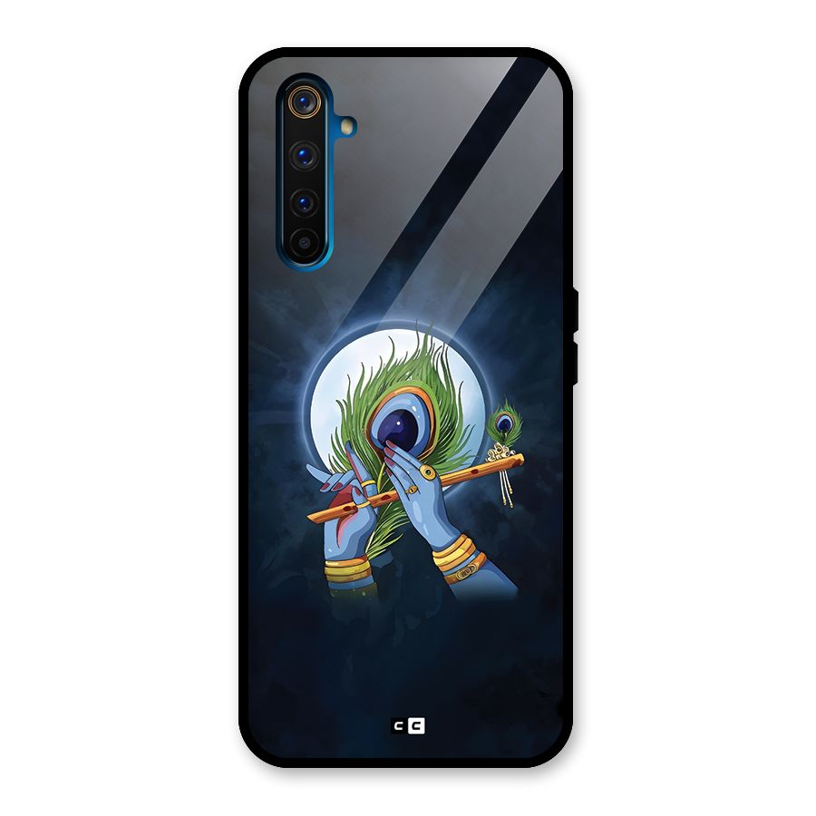 Lord Krishna Flute Glass Back Case for Realme 6 Pro