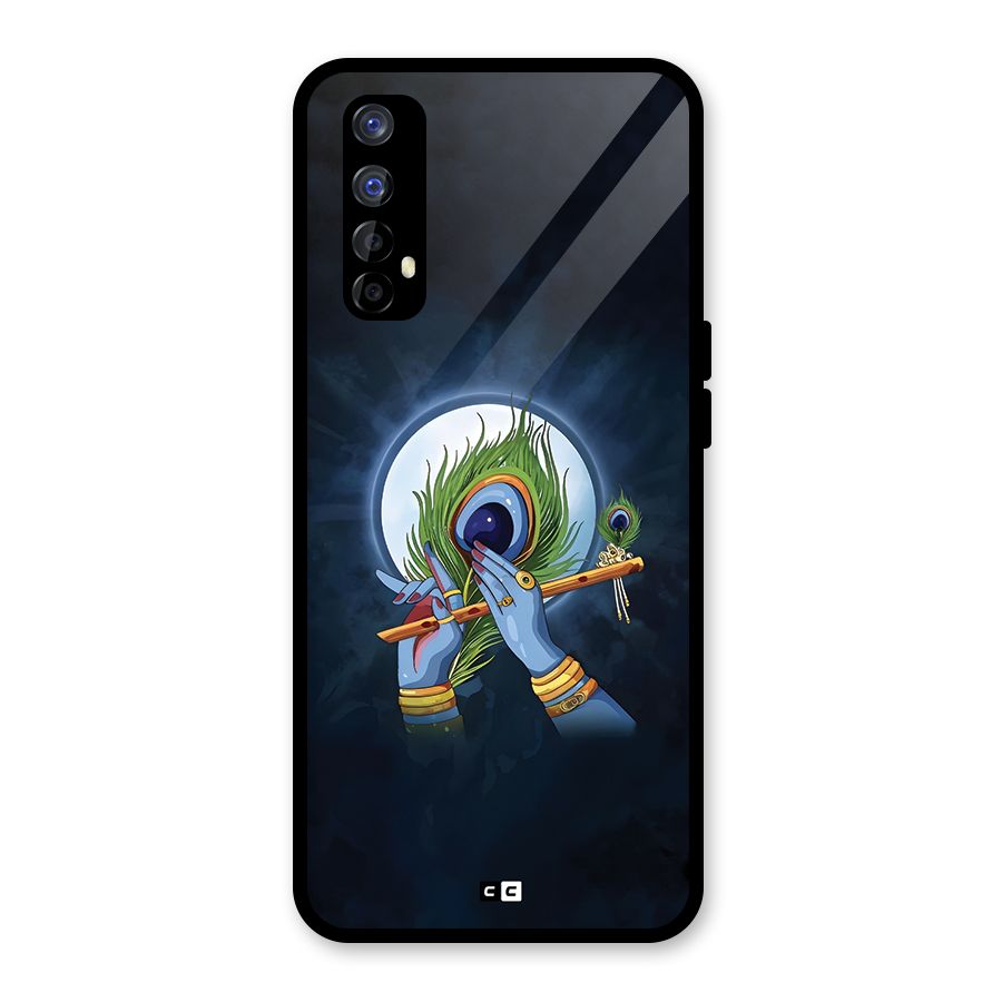 Lord Krishna Flute Glass Back Case for Realme 7