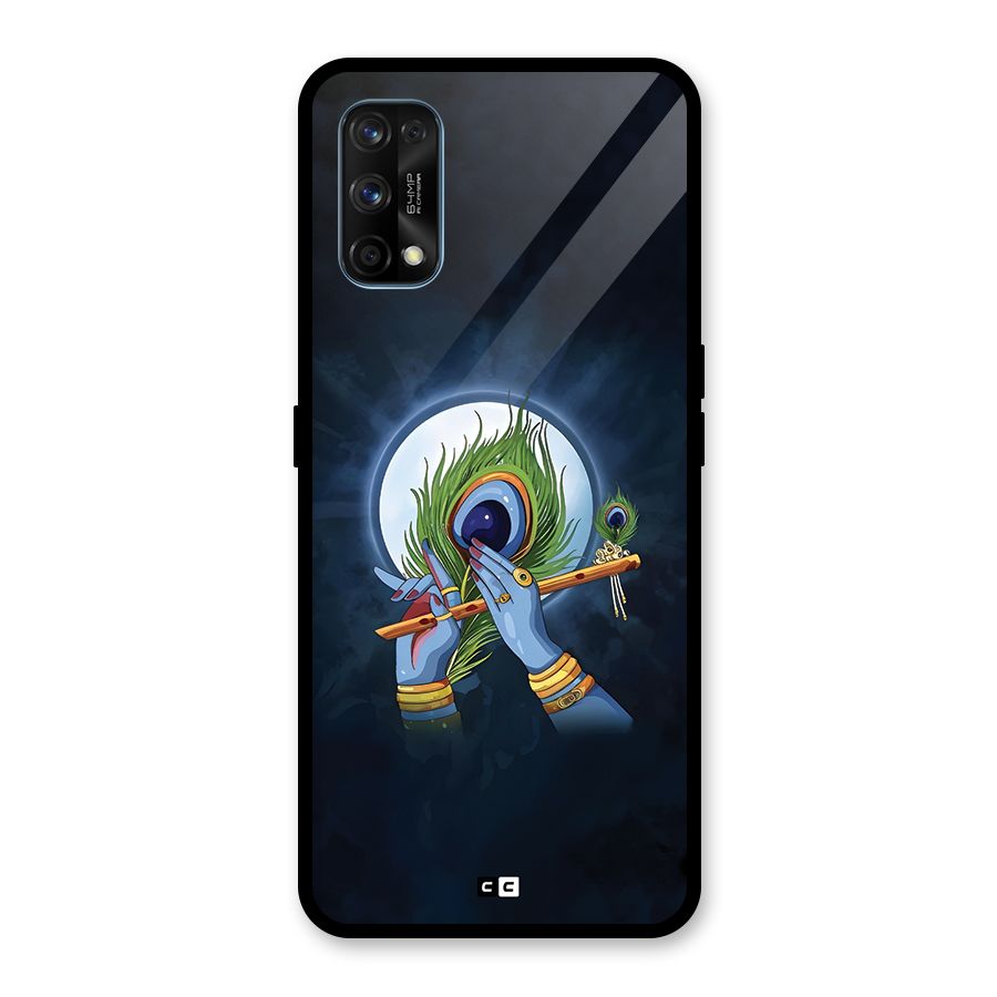 Lord Krishna Flute Glass Back Case for Realme 7 Pro