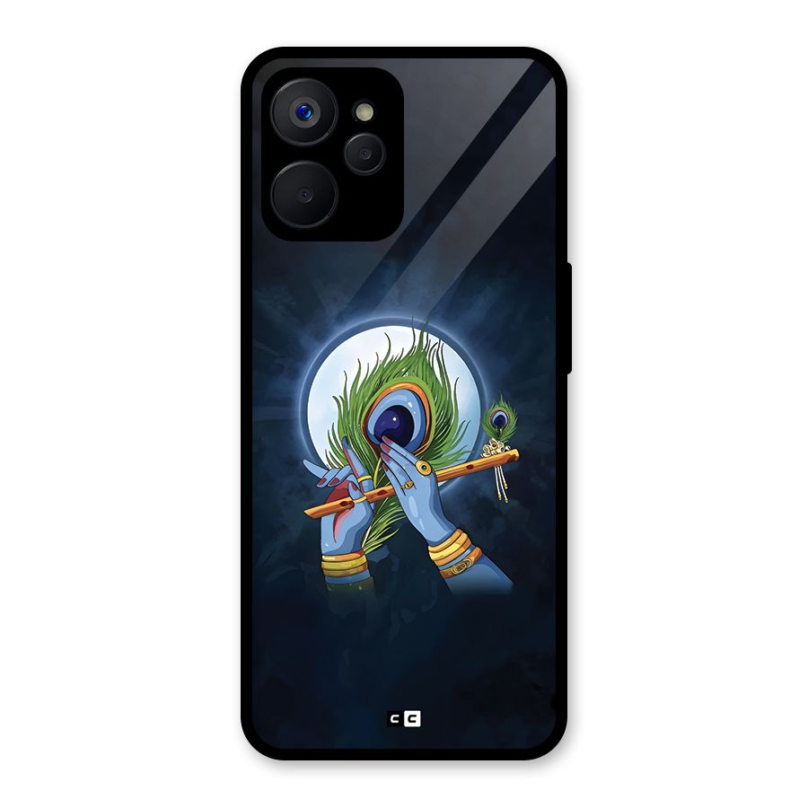 Lord Krishna Flute Glass Back Case for Realme 9i 5G