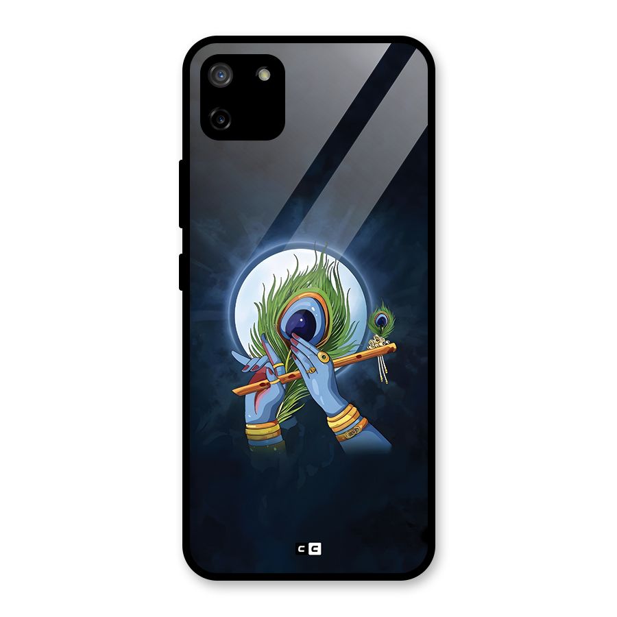 Lord Krishna Flute Glass Back Case for Realme C11