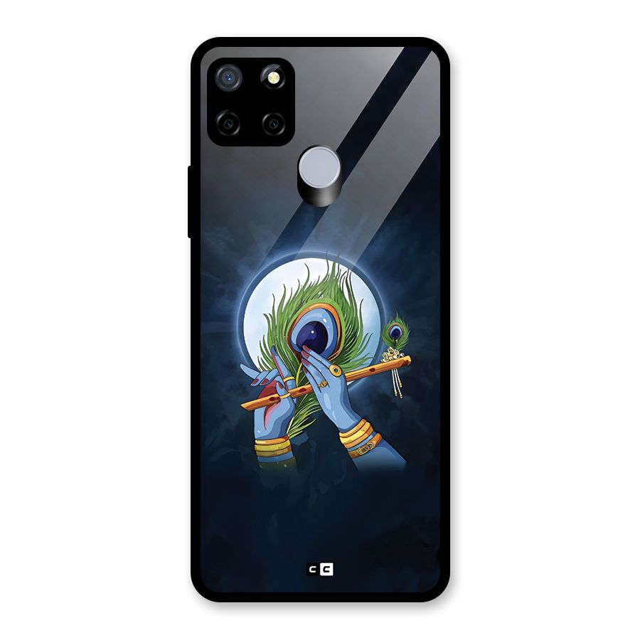 Lord Krishna Flute Glass Back Case for Realme C12