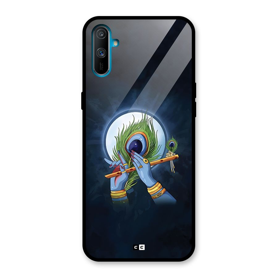 Lord Krishna Flute Glass Back Case for Realme C3
