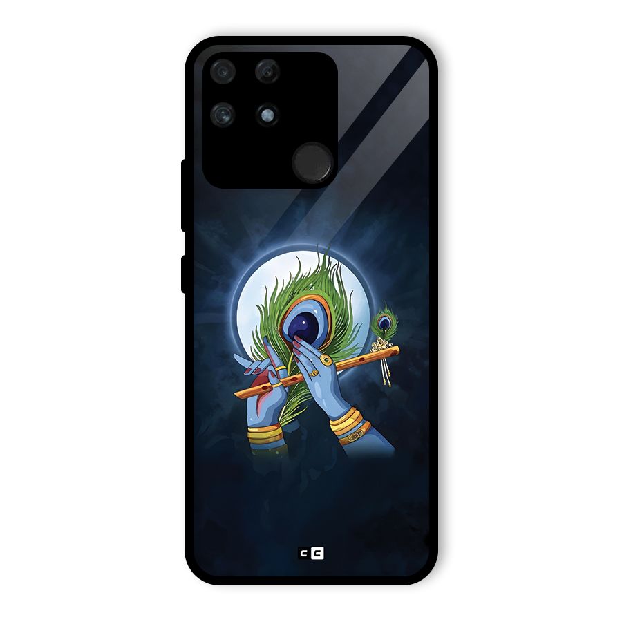 Lord Krishna Flute Glass Back Case for Realme Narzo 50A