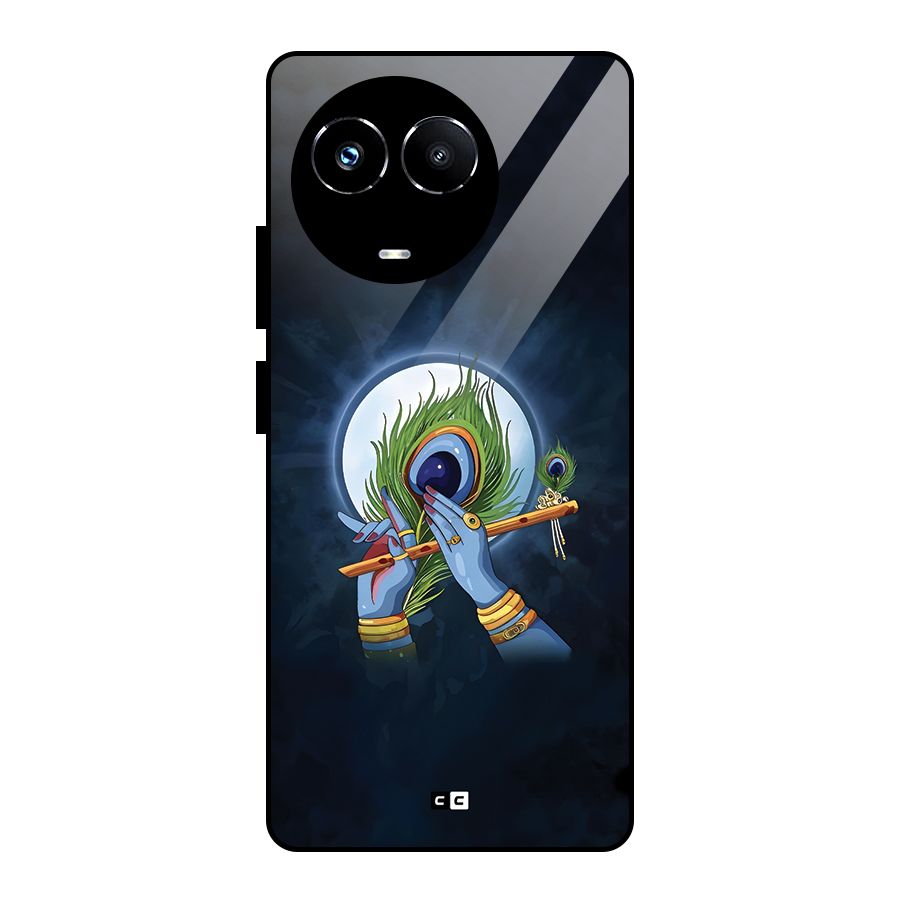 Lord Krishna Flute Glass Back Case for Realme Narzo 60X