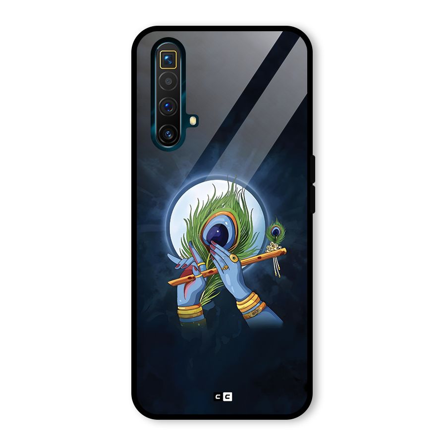 Lord Krishna Flute Glass Back Case for Realme X3