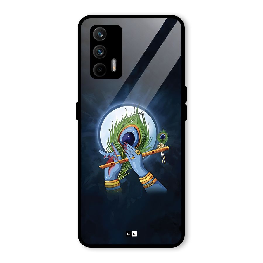 Lord Krishna Flute Glass Back Case for Realme X7 Max