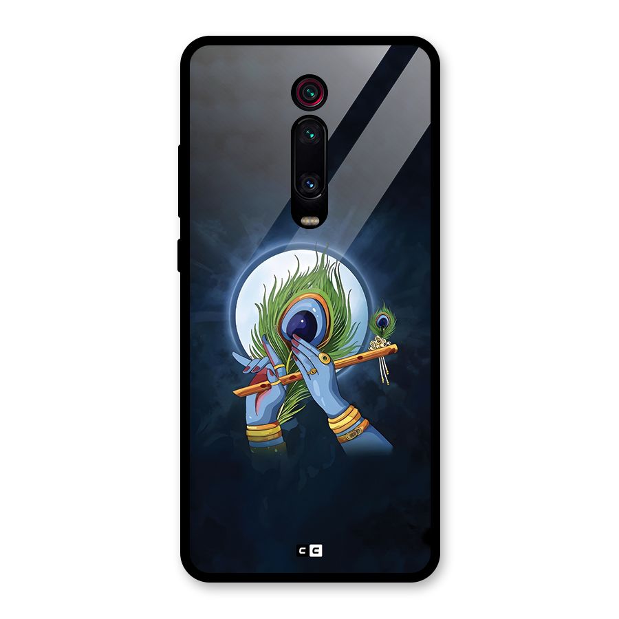 Lord Krishna Flute Glass Back Case for Redmi K20 Pro