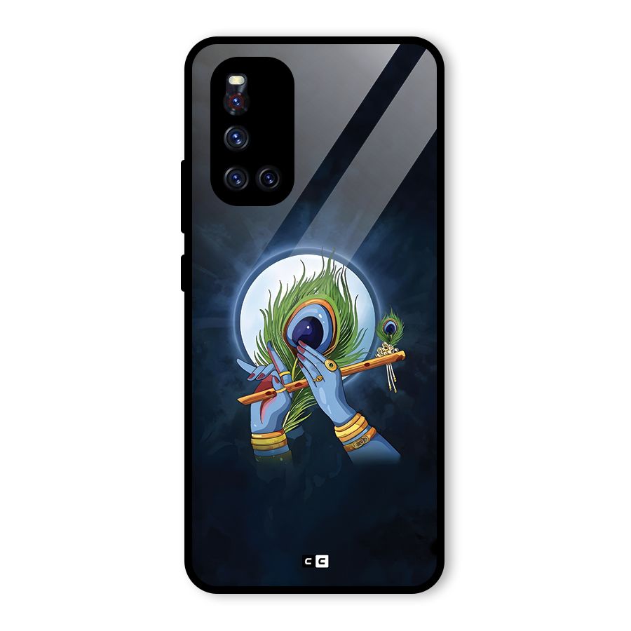 Lord Krishna Flute Glass Back Case for Vivo V19