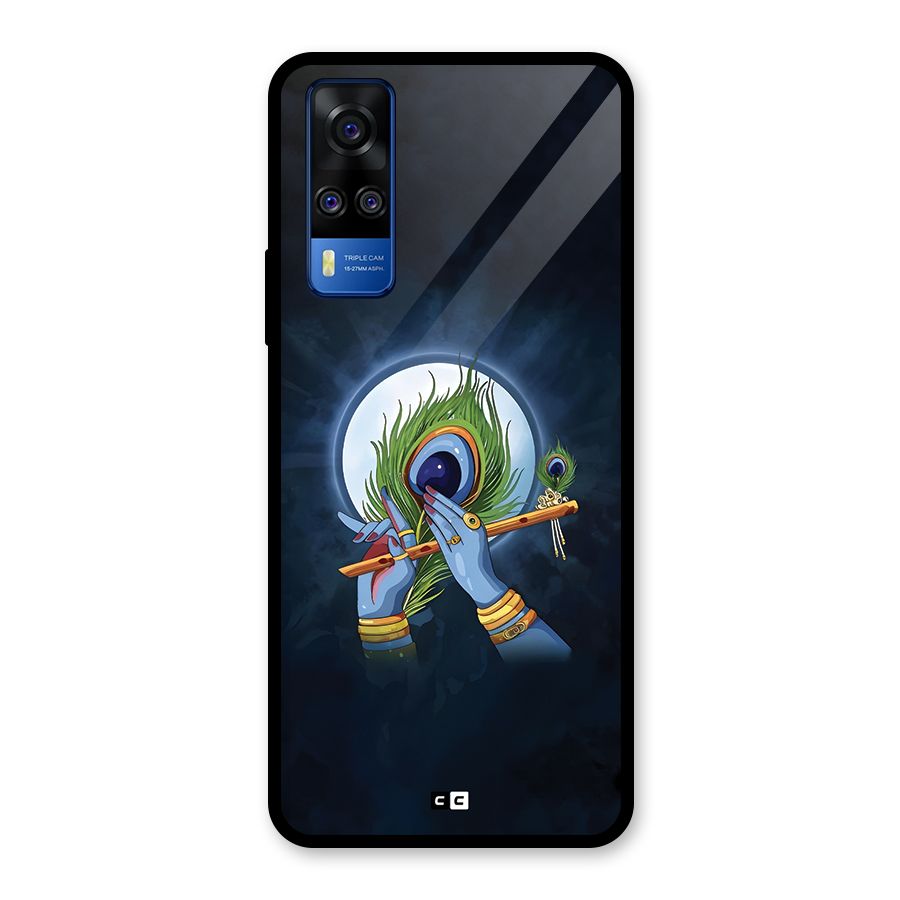 Lord Krishna Flute Glass Back Case for Vivo Y31