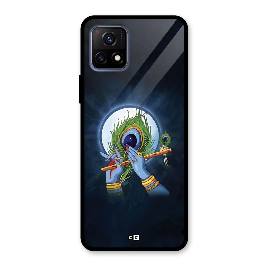 Lord Krishna Flute Glass Back Case for Vivo Y72 5G
