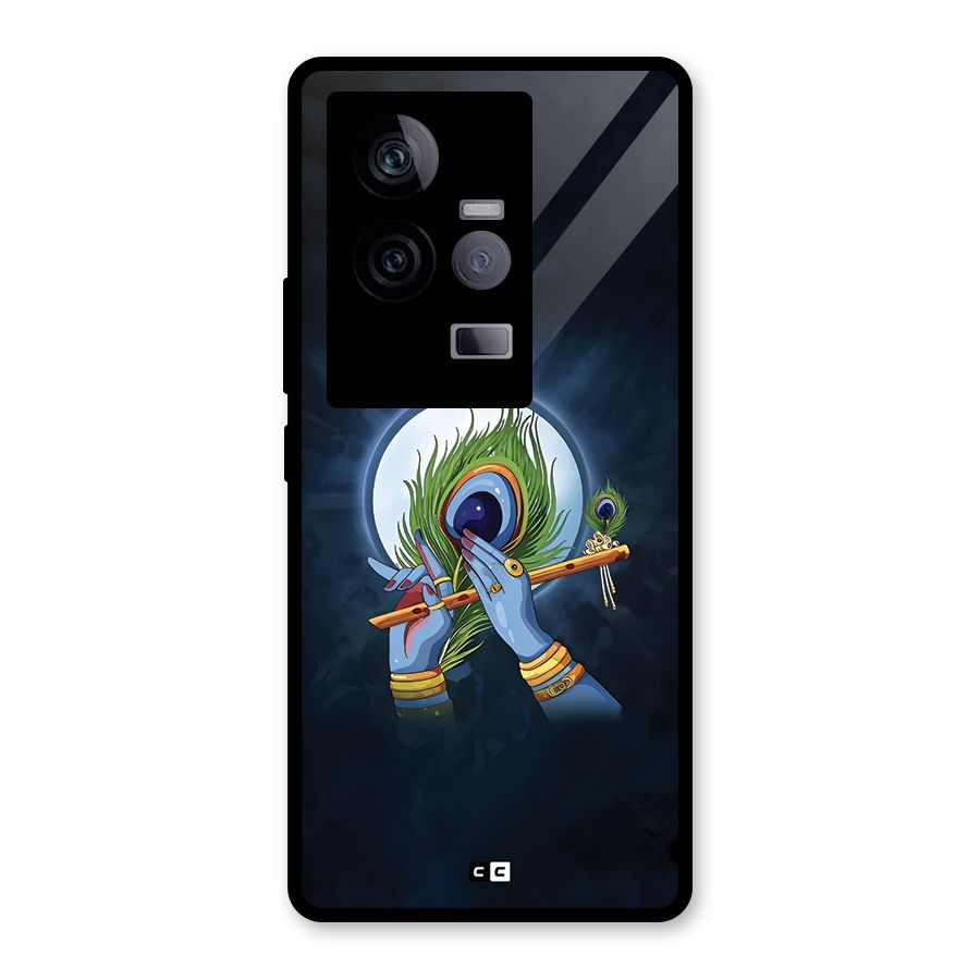 Lord Krishna Flute Glass Back Case for Vivo iQOO 11 5G