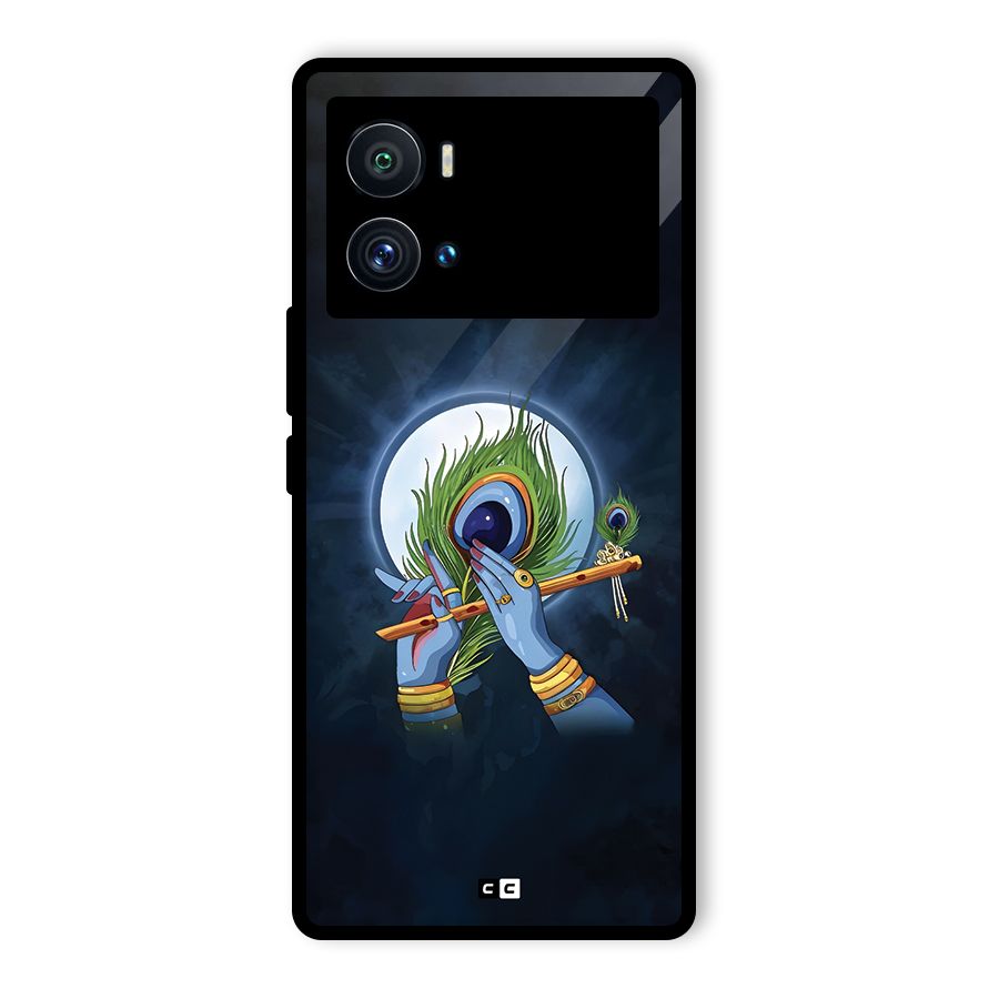 Lord Krishna Flute Glass Back Case for Vivo iQOO 9 Pro