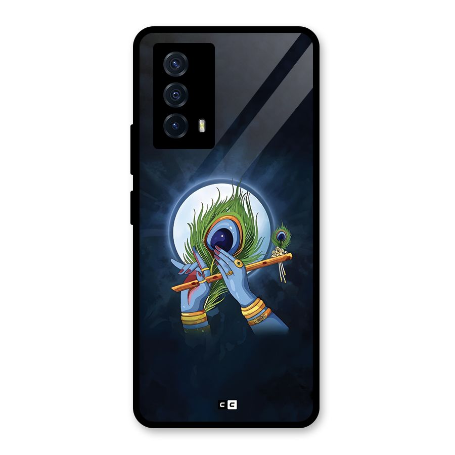 Lord Krishna Flute Glass Back Case for Vivo iQOO Z5