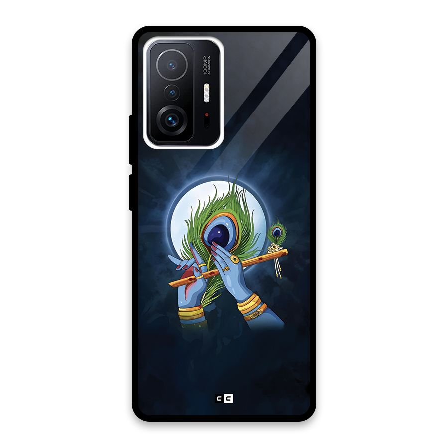 Lord Krishna Flute Glass Back Case for Xiaomi 11T Pro