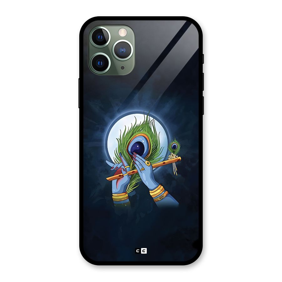 Lord Krishna Flute Glass Back Case for iPhone 11 Pro