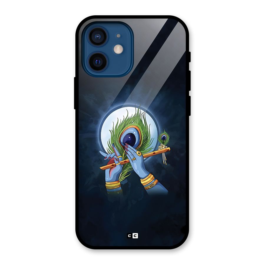 Lord Krishna Flute Glass Back Case for iPhone 12 Mini