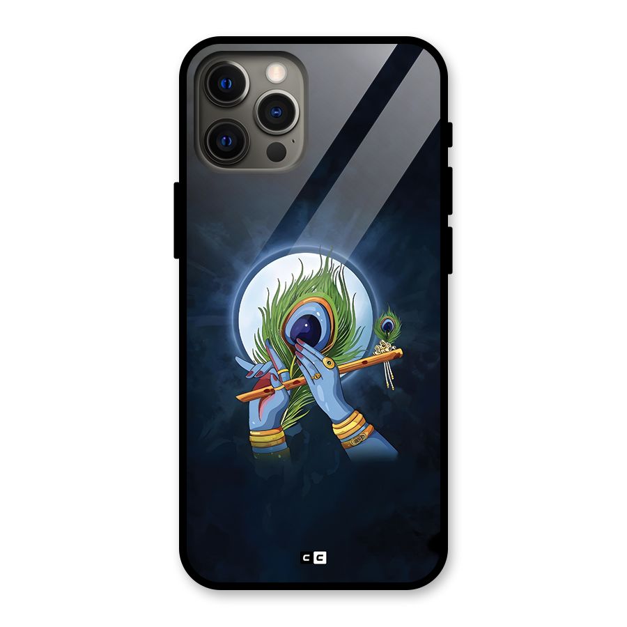 Lord Krishna Flute Glass Back Case for iPhone 12 Pro Max
