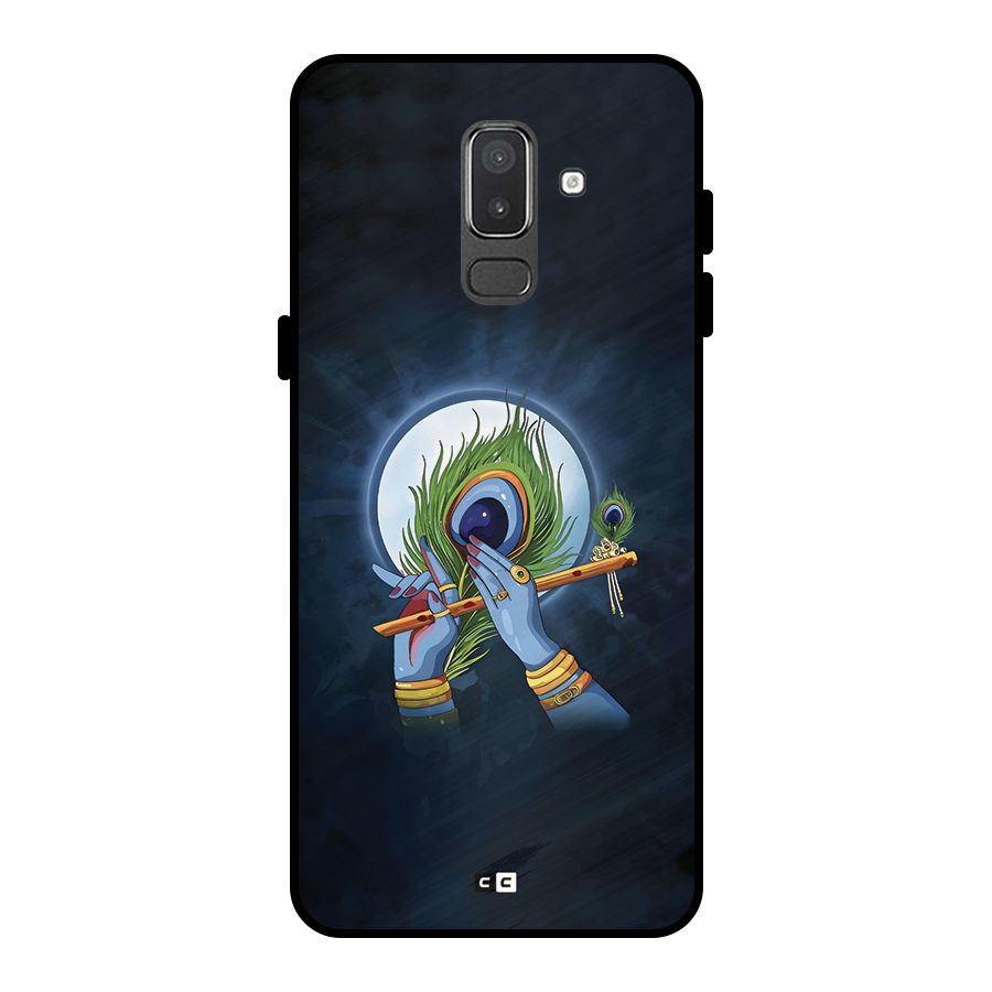 Lord Krishna Flute Metal Back Case for Galaxy On8 (2018)