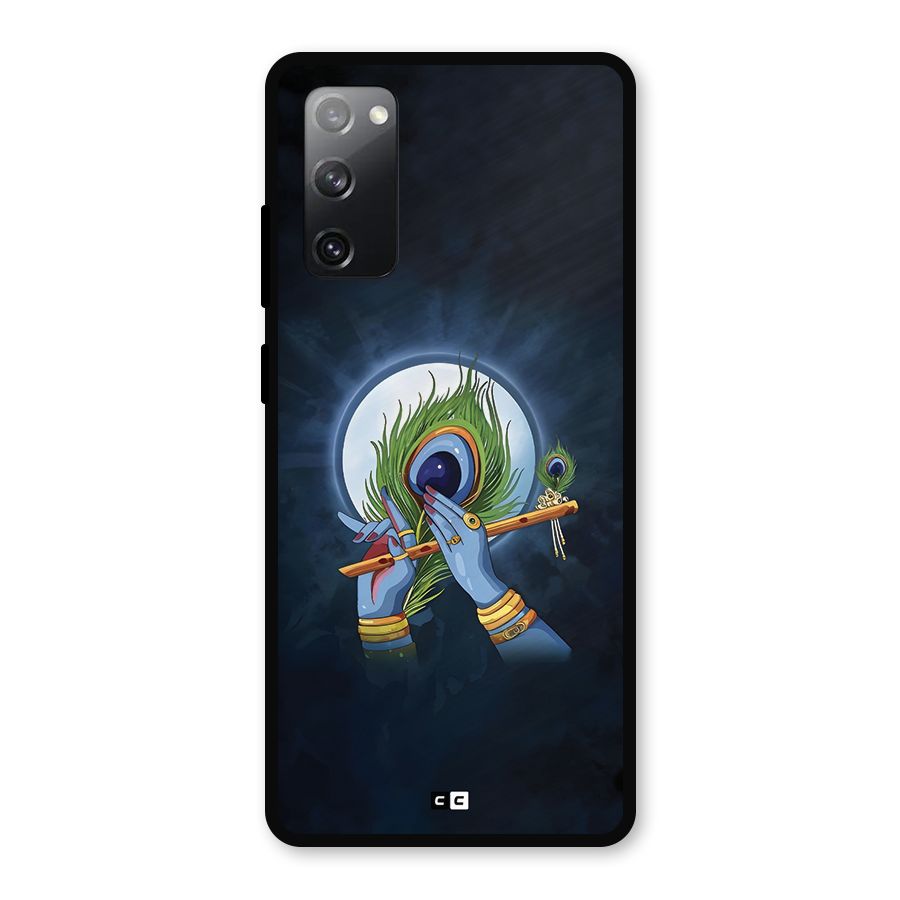 Lord Krishna Flute Metal Back Case for Galaxy S20 FE