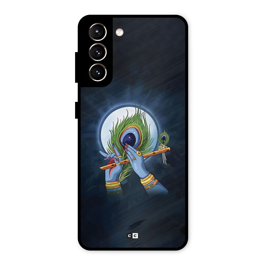 Lord Krishna Flute Metal Back Case for Galaxy S21 5G