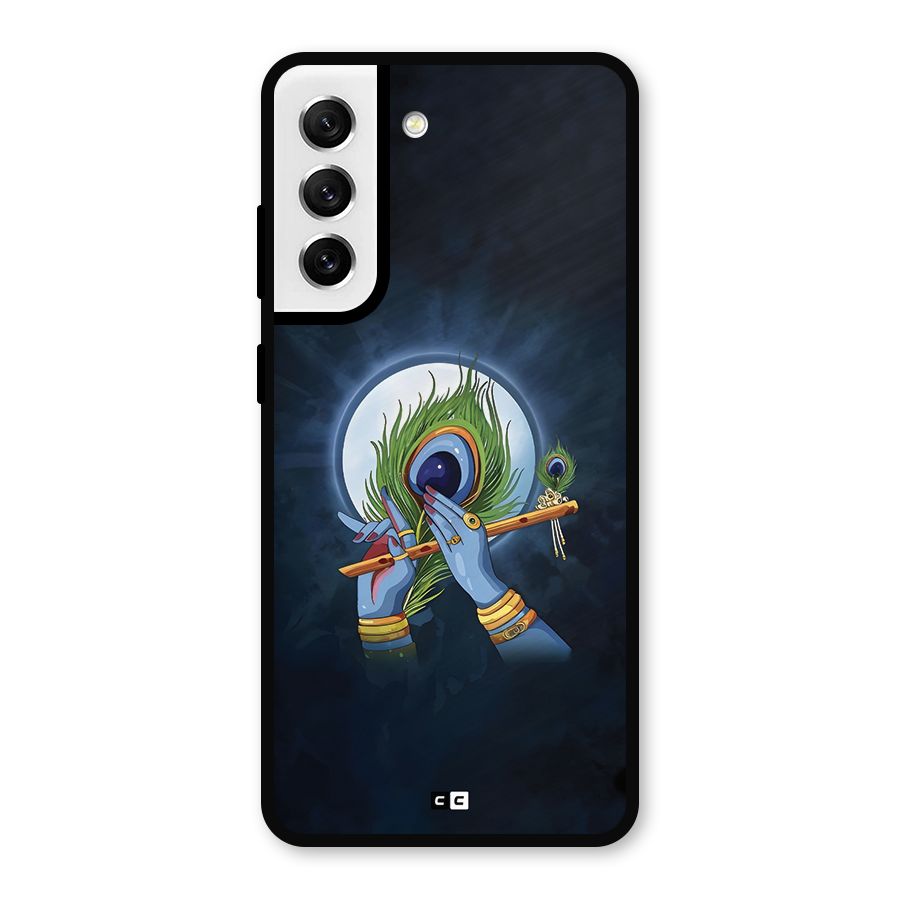 Lord Krishna Flute Metal Back Case for Galaxy S21 FE 5G