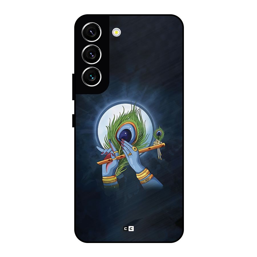 Lord Krishna Flute Metal Back Case for Galaxy S22 5G