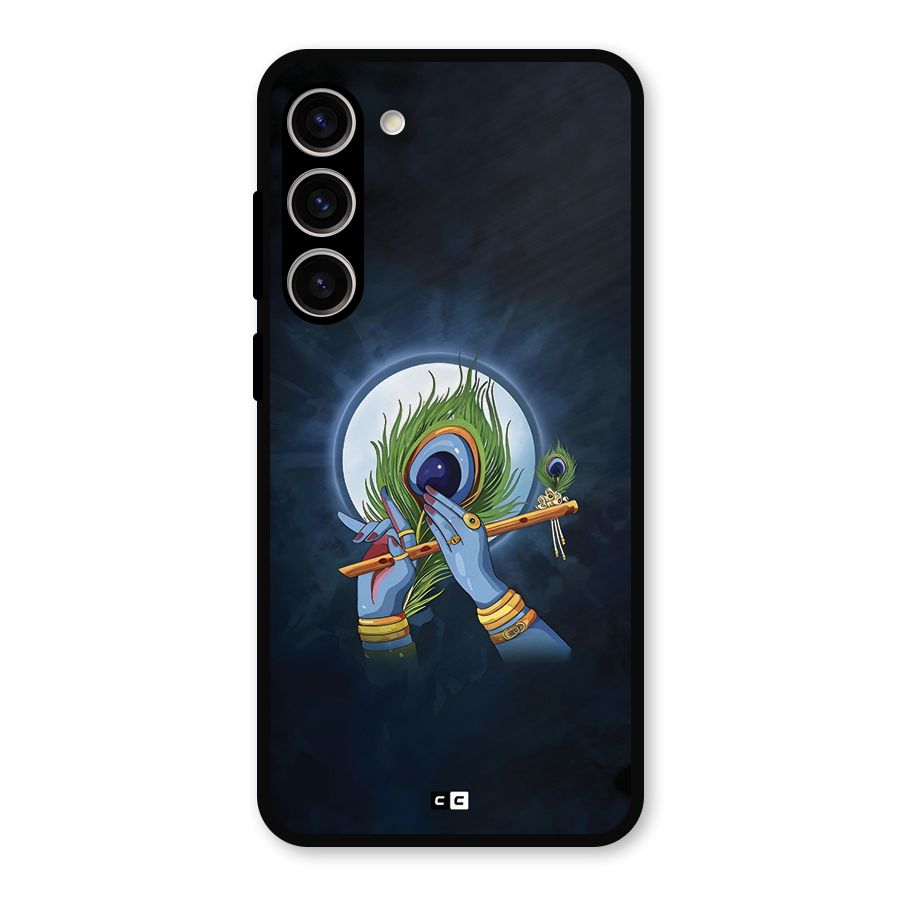 Lord Krishna Flute Metal Back Case for Galaxy S23 Plus
