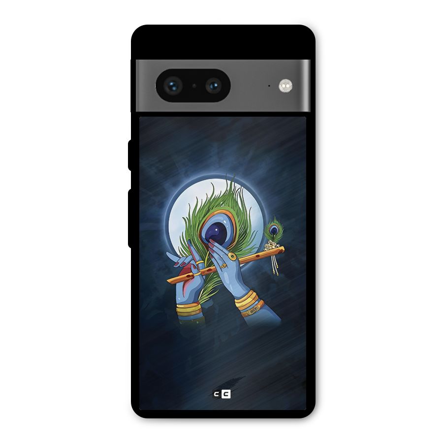 Lord Krishna Flute Metal Back Case for Google Pixel 7