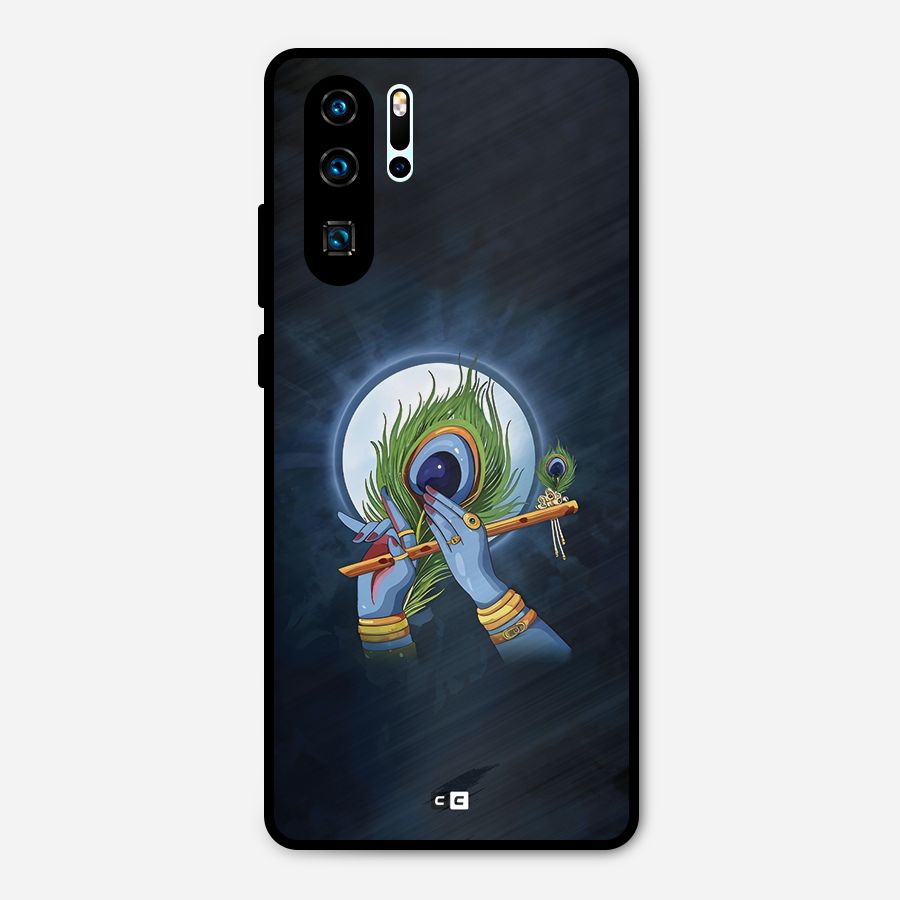 Lord Krishna Flute Metal Back Case for Huawei P30 Pro
